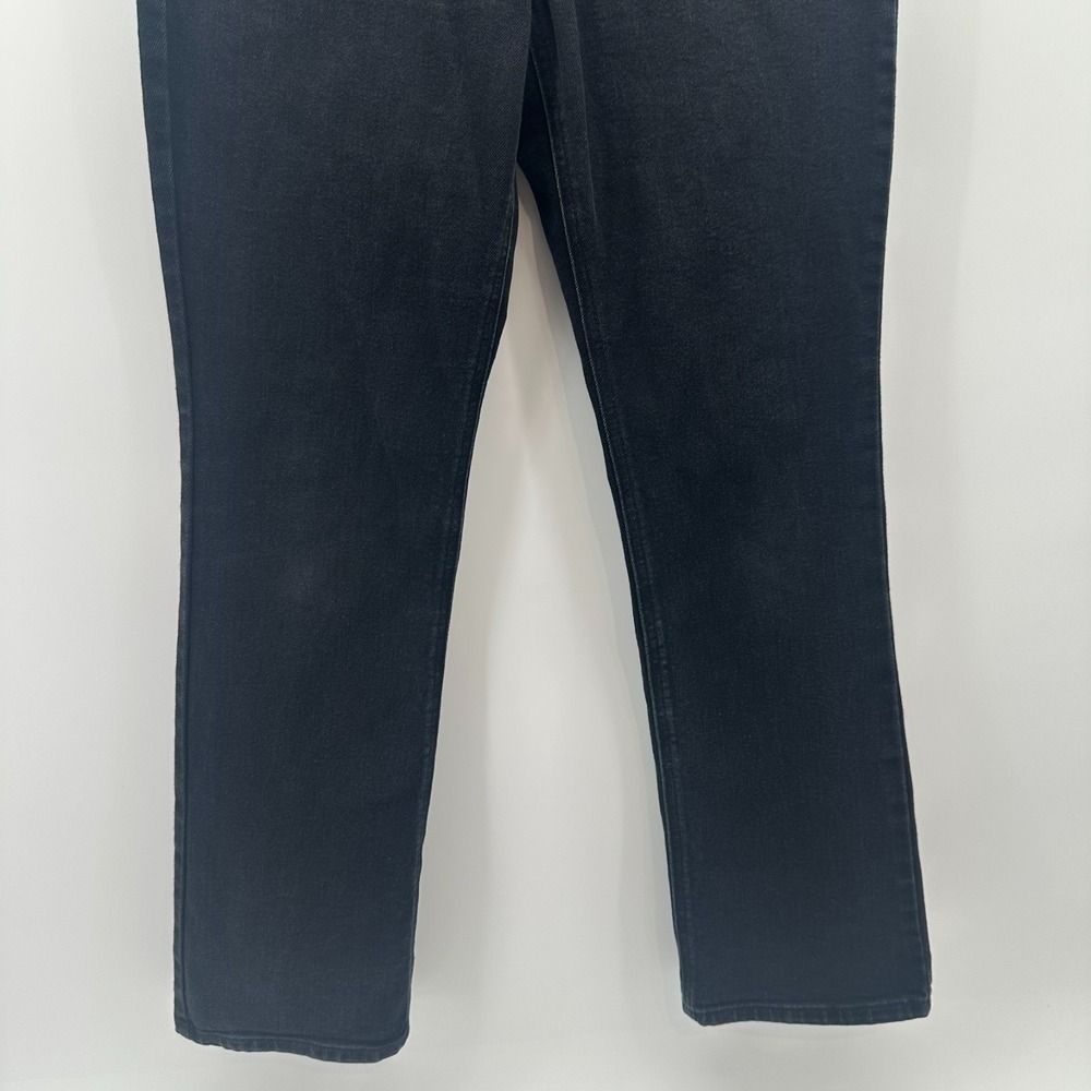 Old Navy Wow Bootcut Jeans Womens 4 Black Denim Mid Rise Regular Fit 4-Pockets - Picture 2 of 10